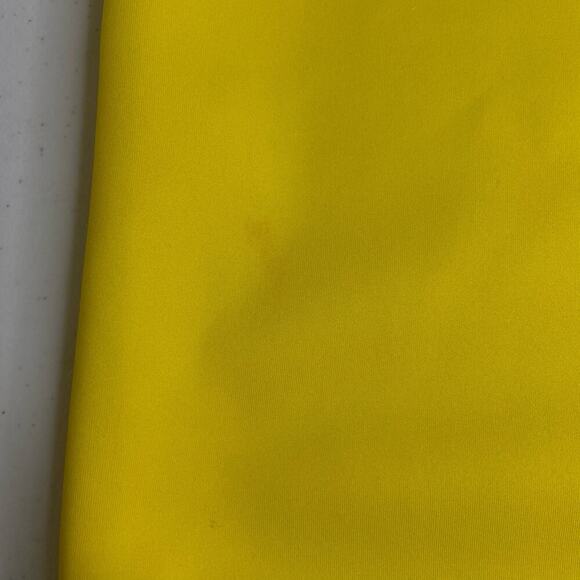 Calvin Klein Size 10 Bright Yellow Sheath Scuba Neoprene Dress Classic Career - Picture 12 of 15